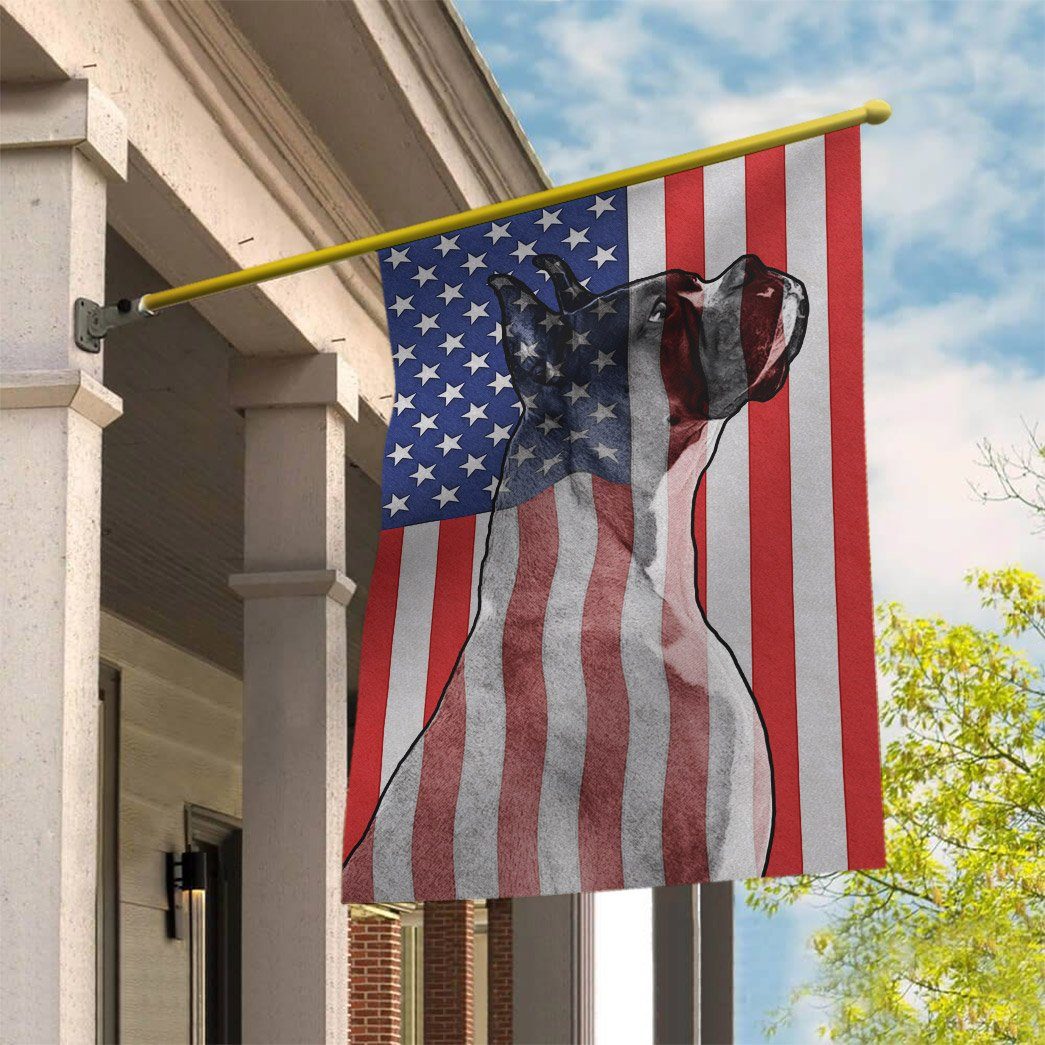 Gearhumans 3D Boxer Dog Custom House Flag GS20052129 House Flag 