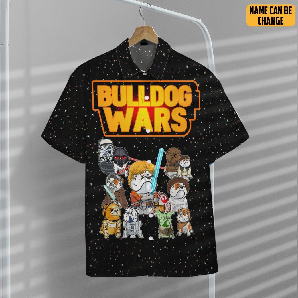 Gearhumans 3D Bulldogs Wars Custom Hawaii Shirt GO06072111 Hawai Shirt 