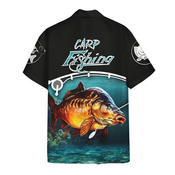 Gearhumans 3D Carp Fishing Hawaii Shirt