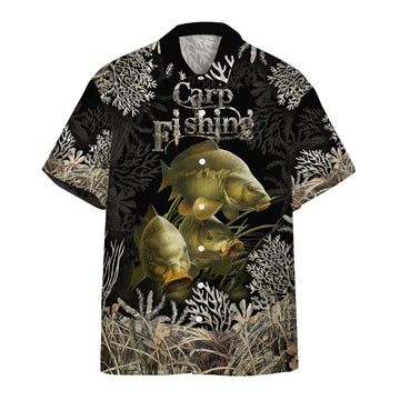 Gearhumans 3D Carp Fishing Hawaii shirt ZZ25031 Hawai Shirt Short Sleeve Shirt S 