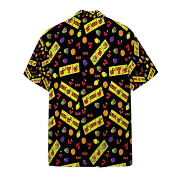 Gearhumans 3D Casino Lucky Slots Custom Hawaii Shirt