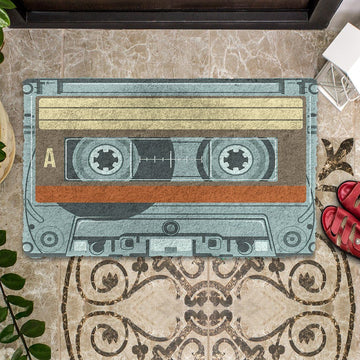 Gearhumans 3D Cassette Tape Doormat