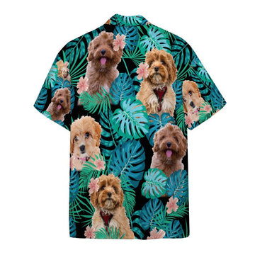 Gearhumans 3D Cavoodle Dog Summer Custom Short Sleeve Shirt