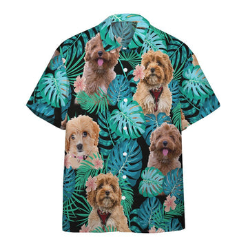 Gearhumans 3D Cavoodle Dog Summer Custom Short Sleeve Shirt