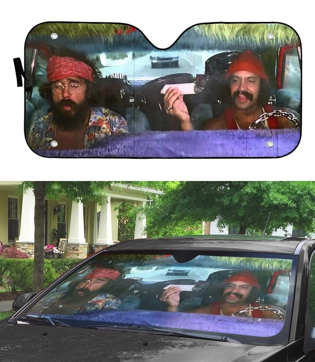 Cheech and chong online auto sun shade