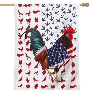 Gearhumans 3D Chicken American Custom Flag