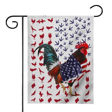 Gearhumans 3D Chicken American Custom Flag