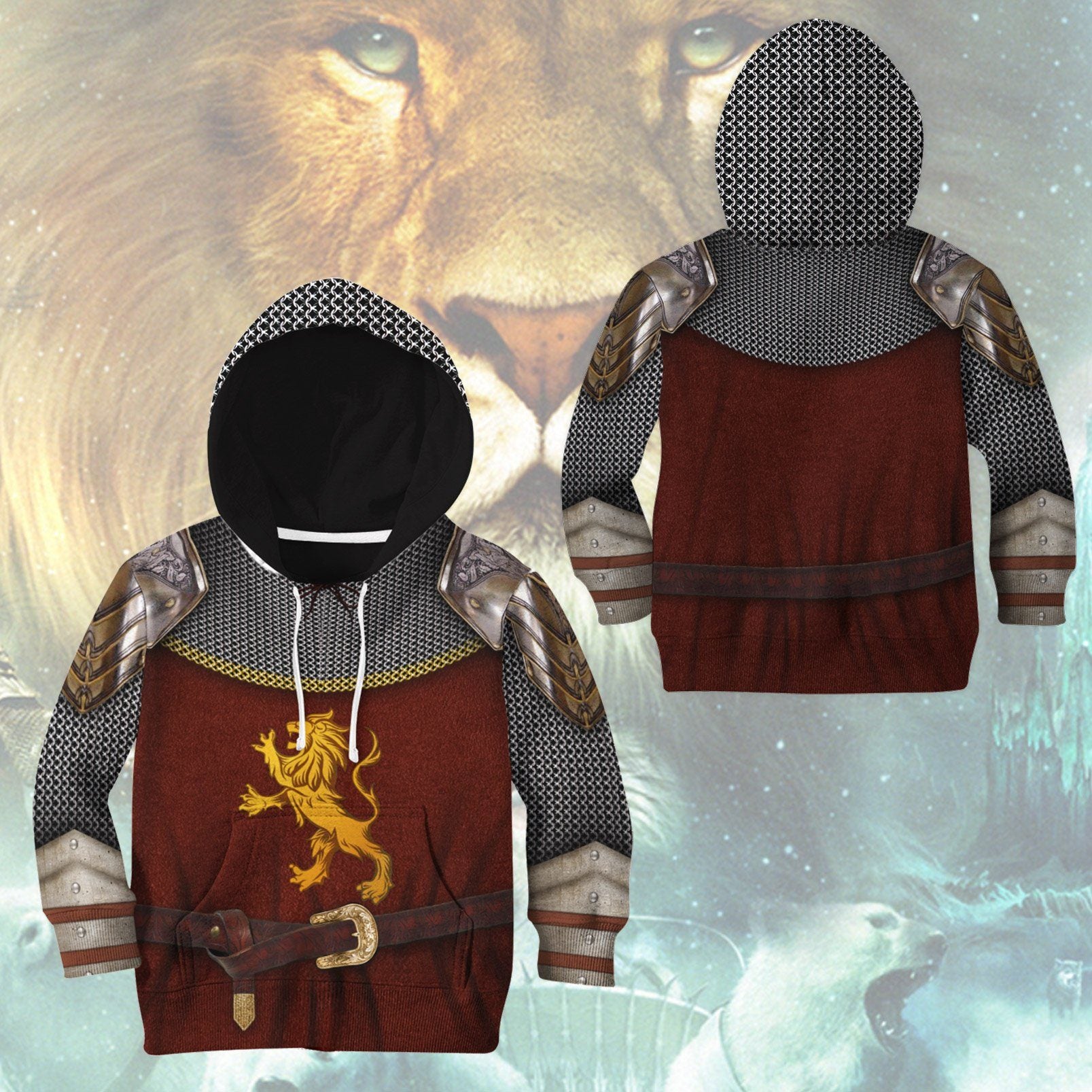 Gearhumans 3D Chronicles Of Narnia Custom Kid Tshirt Hoodie Apparel GW14052117 Kid 3D Apparel 
