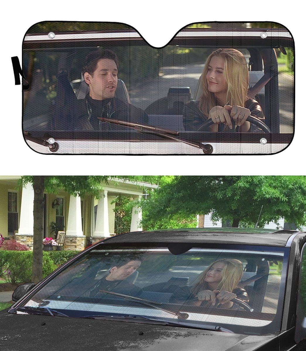 Gearhumans 3D Clueless Car Auto Sunshade GS2804212 Auto Sunshade 