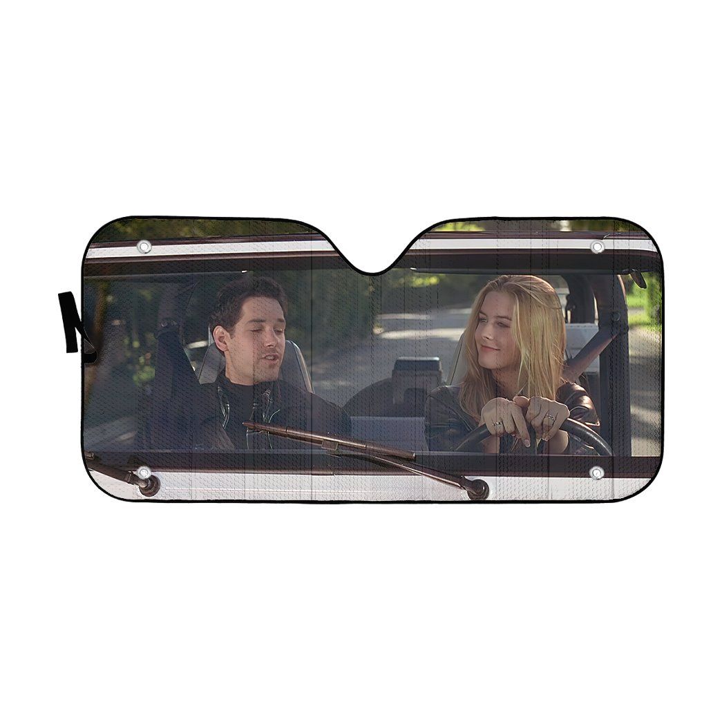 Gearhumans 3D Clueless Car Auto Sunshade GS2804212 Auto Sunshade 57''x27.5'' 