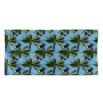 Gearhumans 3D Coconut Tree Beach Towel