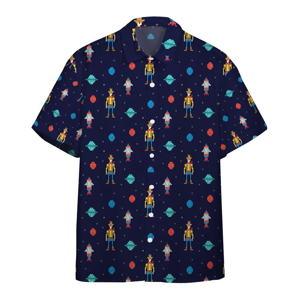 Gearhumans 3D Cowboy In Space Custom Hawaii Shirt GO12052117 Hawai Shirt Short Sleeve Shirt S 