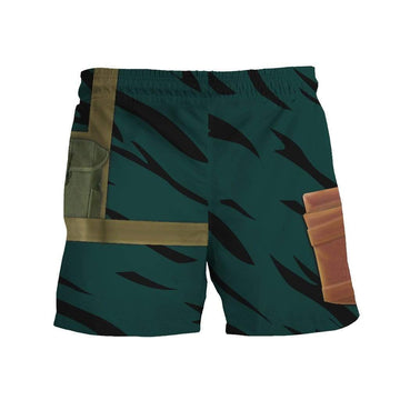 Gearhumans 3D Custom Beach Shorts Cosplay Small Soldiers Commando Elite