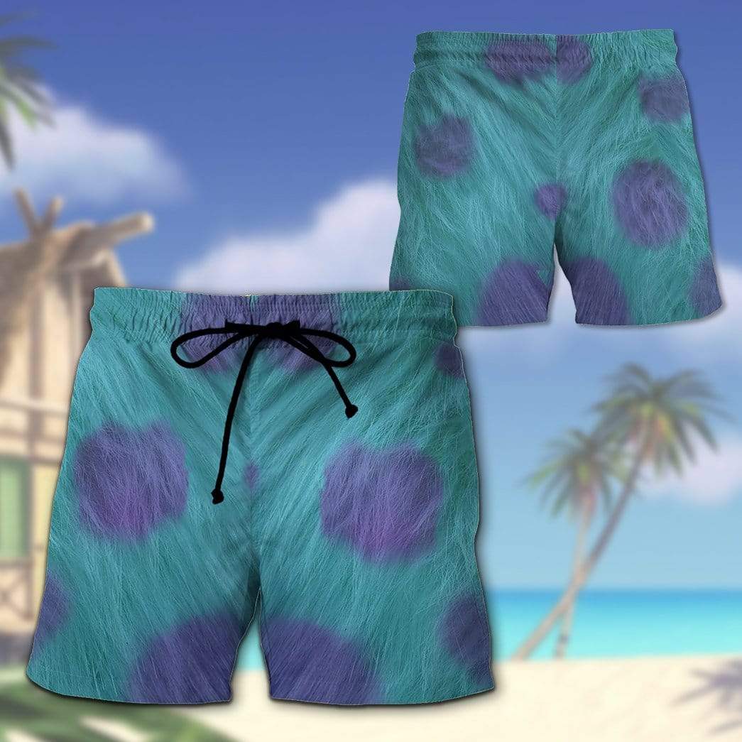 Gearhumans 3D Custom Beach Shorts James Monsters GT25034 Men Shorts 