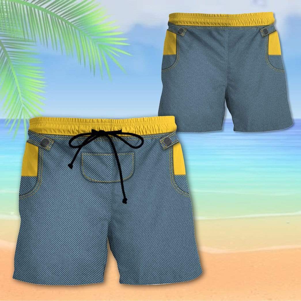 Gearhumans 3D Custom Beach Shorts Minions GT25031 Men Shorts 