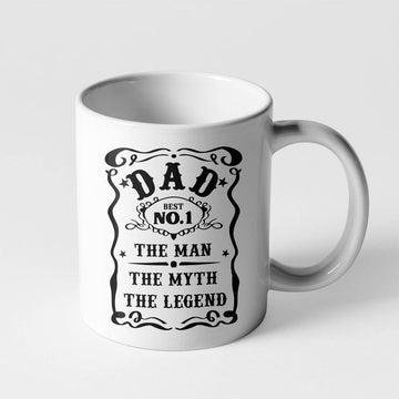 Gearhumans 3D Dad The Man The Myth The Legend Mug