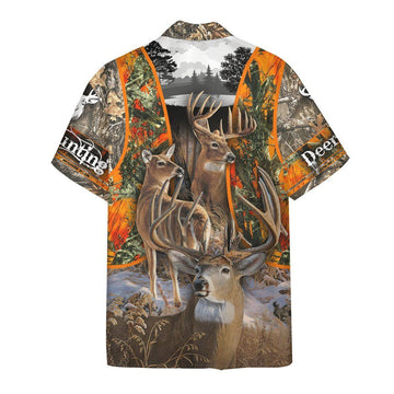 Gearhumans 3D Deer Hunting Hawaii Shirt