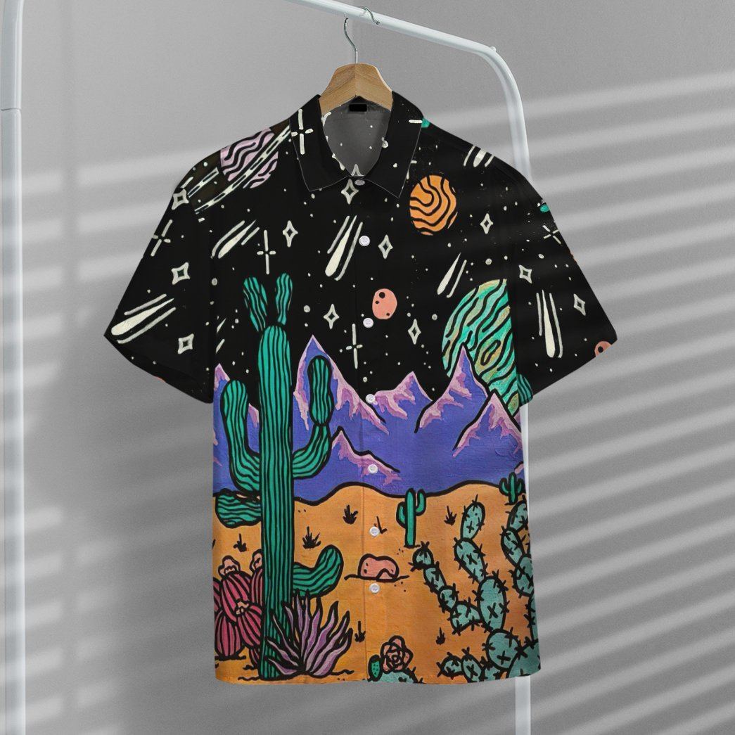 Gearhumans 3D Desert Night Hawaii Shirt ZC130410 Hawai Shirt 