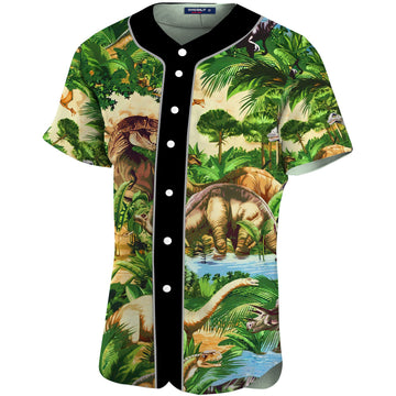 Gearhumans 3D Dinosaur World Custom Jersey Shirt