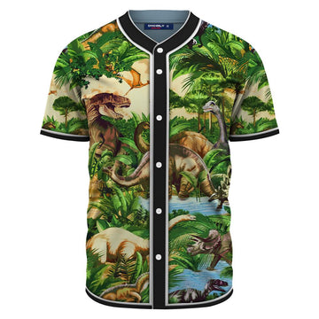 Gearhumans 3D Dinosaur World Custom Jersey Shirt