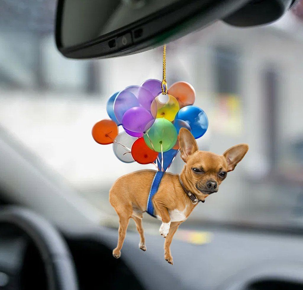 Gearhumans 3D Dog Balloon Car Hanging GJ31052101 Car Hanging 