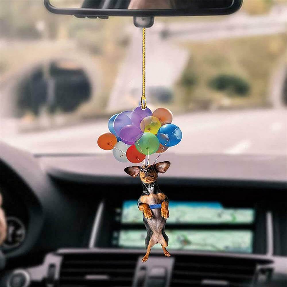 Gearhumans 3D Dog Balloon Car Hanging GJ31052103 Car Hanging 