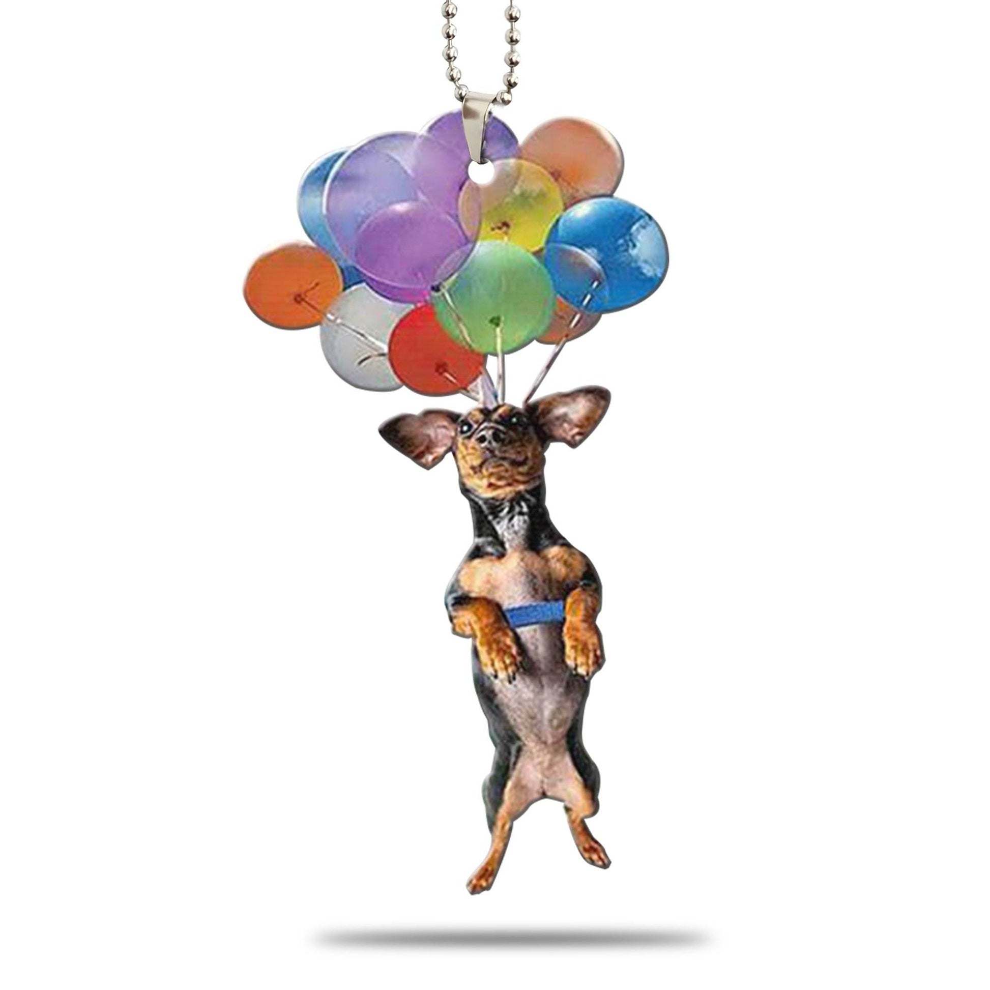 Gearhumans 3D Dog Balloon Car Hanging GJ31052103 Car Hanging Car Hanging/1 Pack 