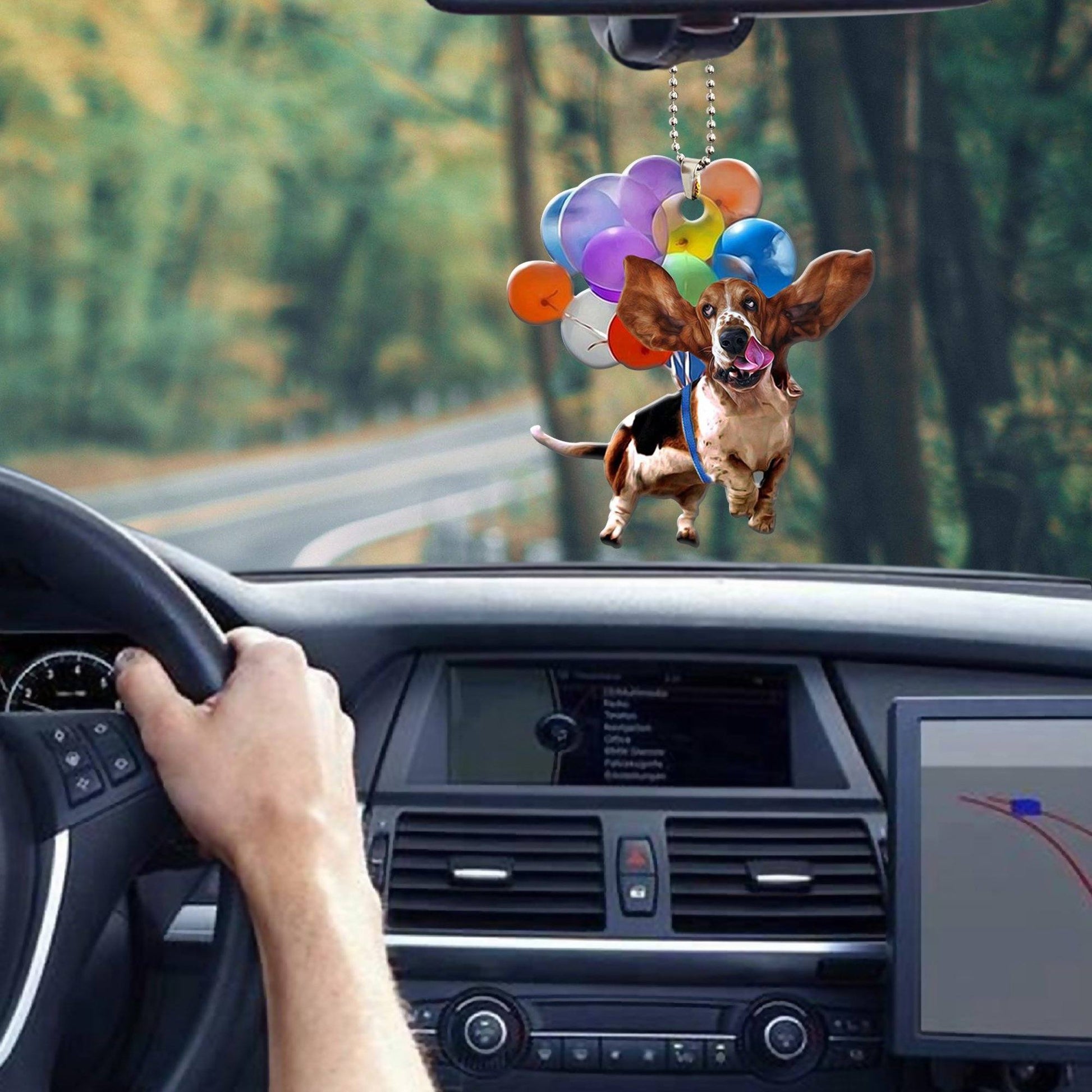 Gearhumans 3D Dog Balloon Car Hanging GJ31052104 Car Hanging 