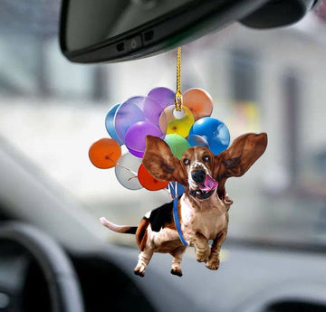 Gearhumans 3D Dog Balloon Car Hanging