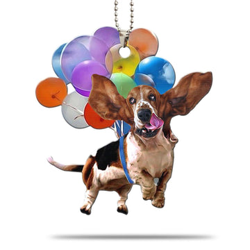 Gearhumans 3D Dog Balloon Car Hanging