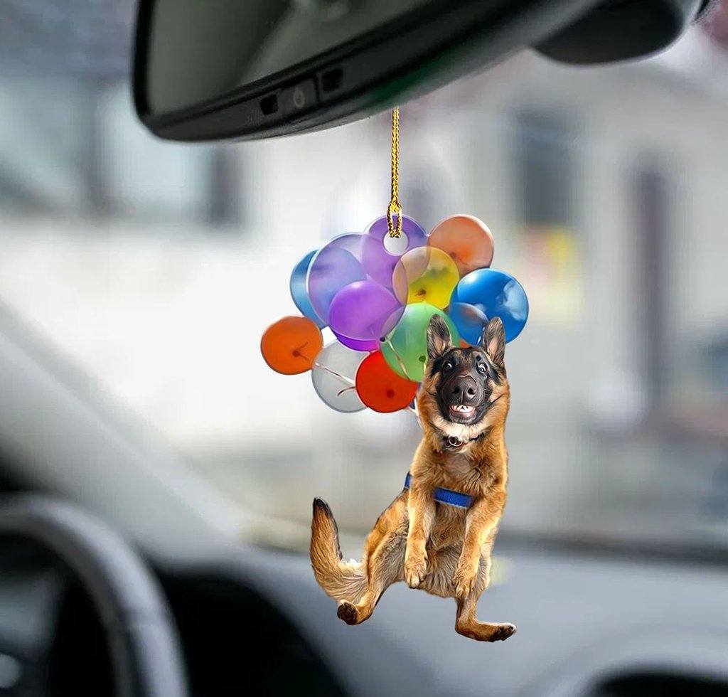 Gearhumans 3D Dog Balloon Car Hanging GJ31052105 Car Hanging 