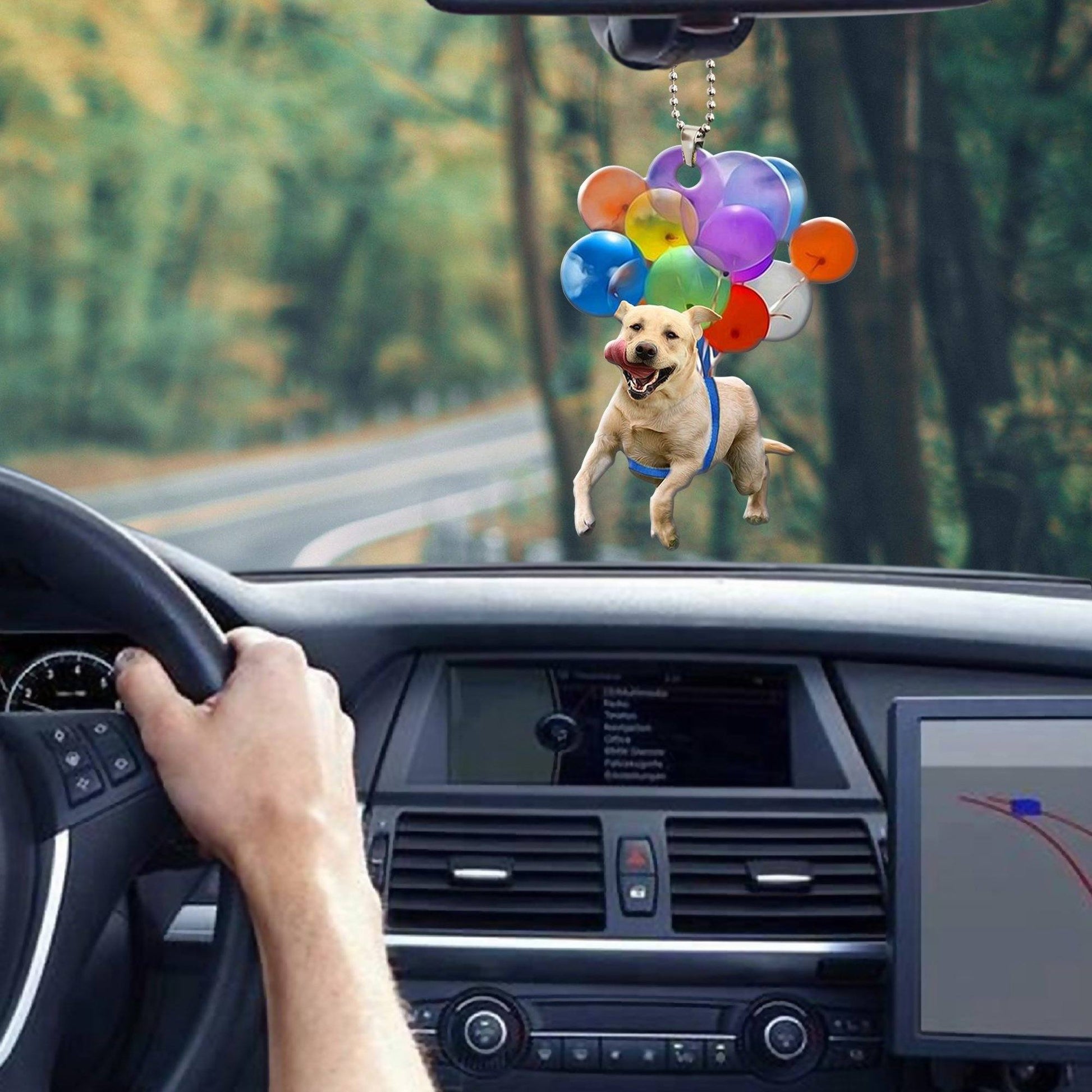 Gearhumans 3D Dog Balloon Car Hanging GJ31052110 Car Hanging 