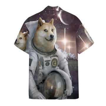 Gearhumans 3D Doge To The Moon Custom Hoodie Tshirt Apparel