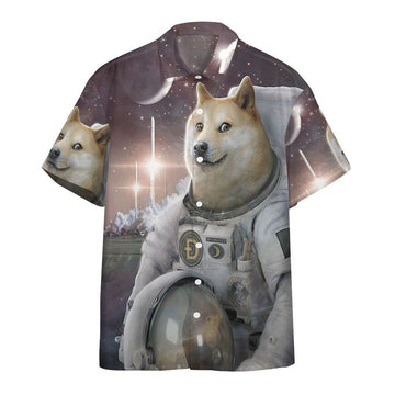 Gearhumans 3D Doge To The Moon Custom Hoodie Tshirt Apparel