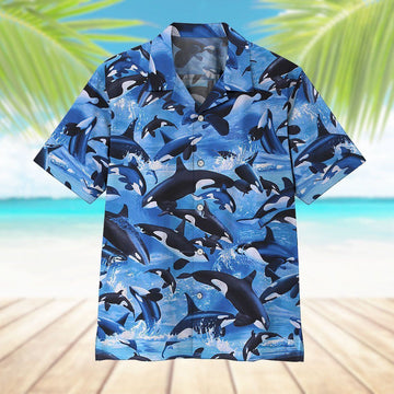 Gearhumans 3D Dolphins Hawaii Shirt