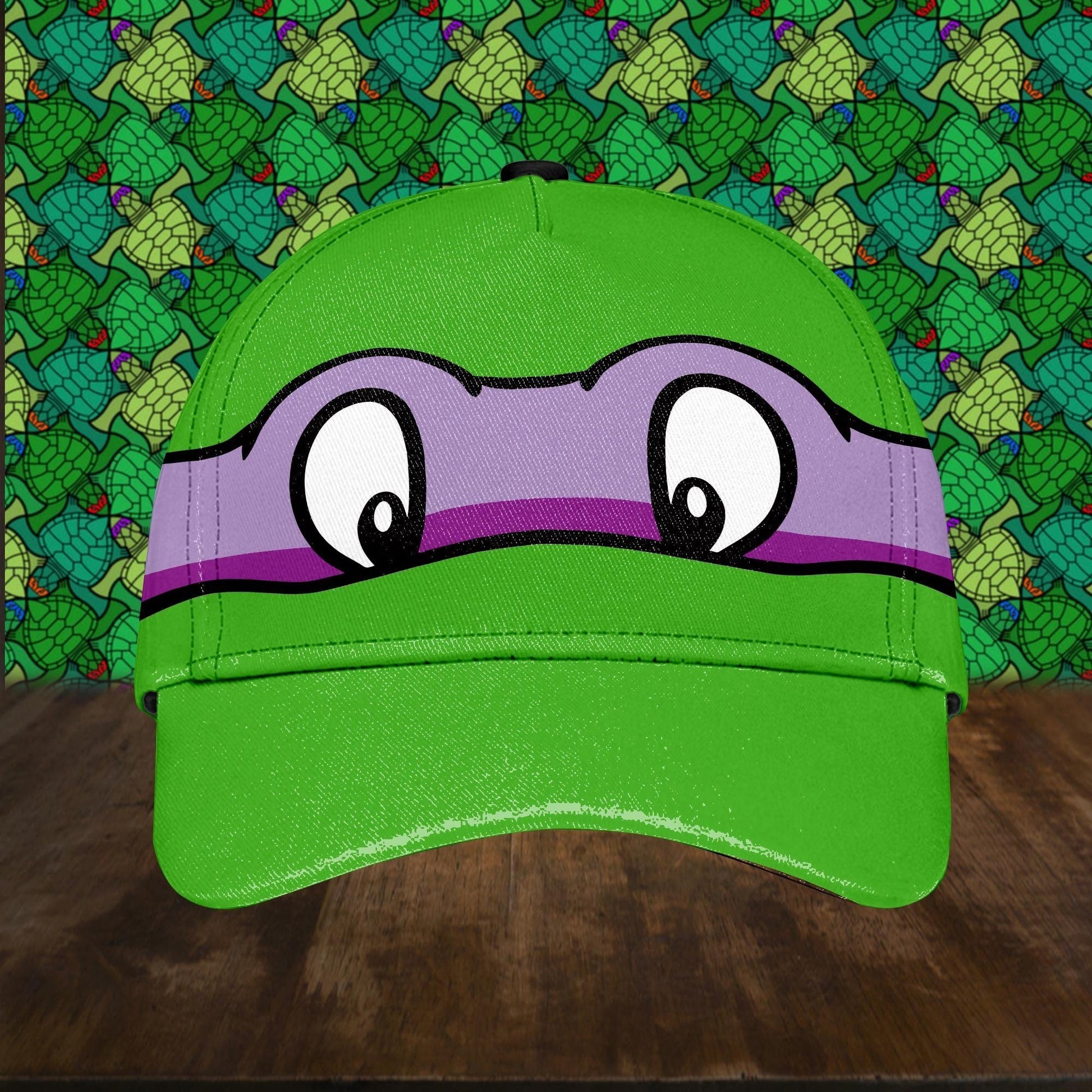 Gearhumans 3D Donatello TMNT Custom Name Classic Cap GW060418 Cap