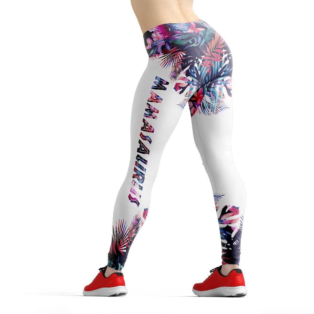 Gearhumans 3D Dont Mess With Mamasaurus Mothers Day Gift Custom Legging GW070412 Leggings