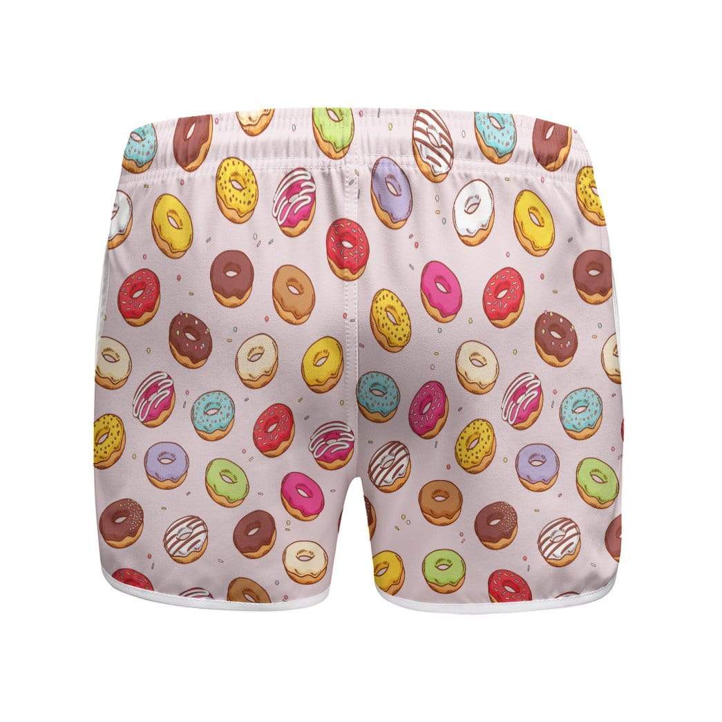 Gearhumans 3D Donut Custom Women Beach Shorts GW290713 Women Shorts
