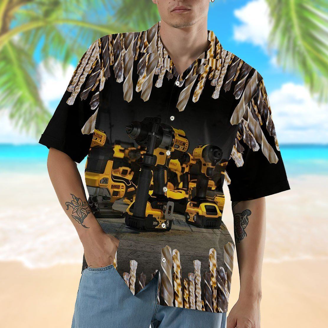 Gearhumans 3D Drill Hawaii Shirt ZZ09042 Hawai Shirt 