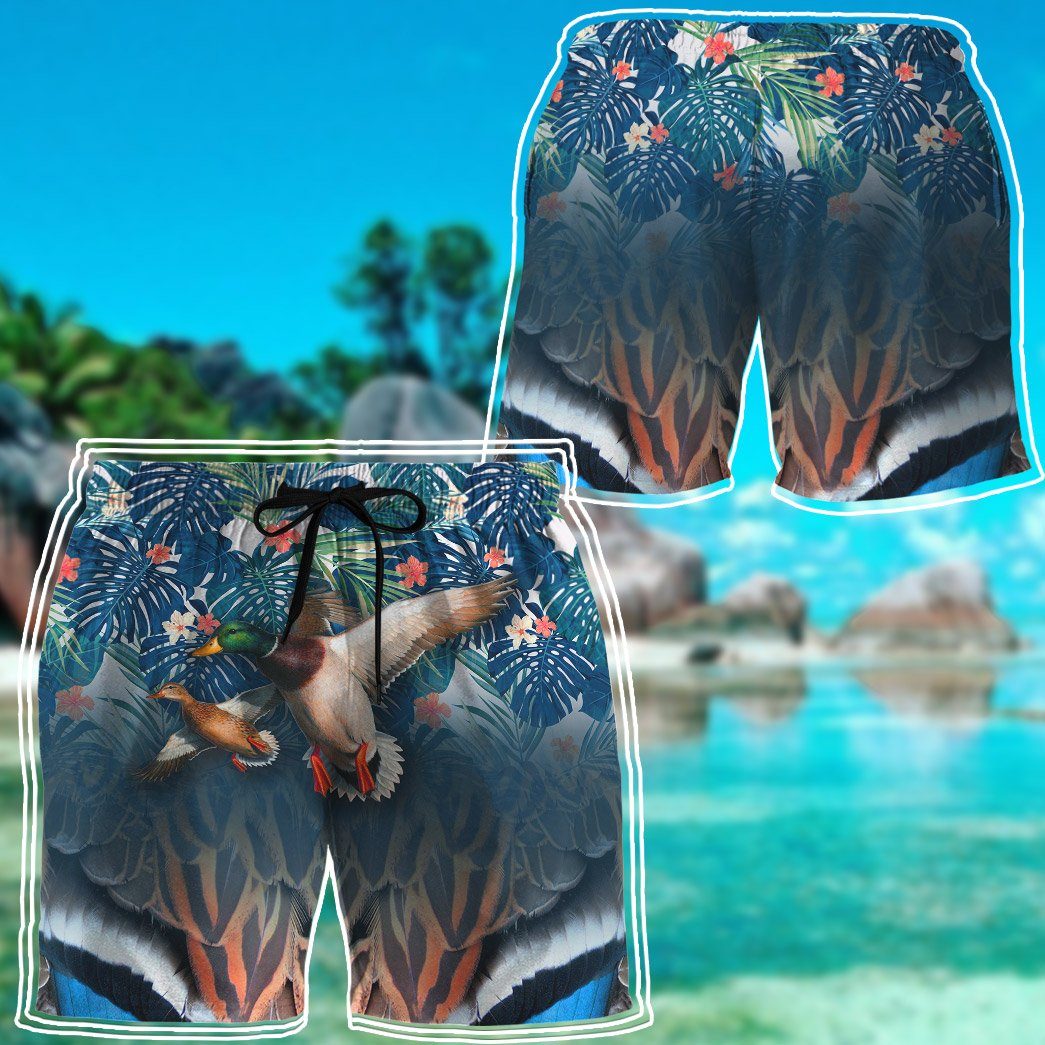 3D Printed Men's Beach Shorts, Summer, Fishing, Unisex, Animal