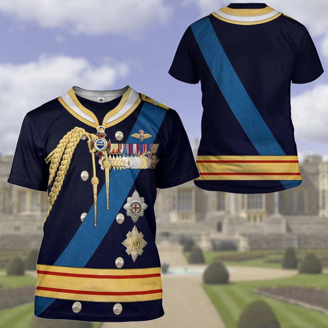 Gearhumans 3D Duke of Edinburgh Uniform Custom Tshirt Hoodie Apparel, Hoodie / 4XL Christmas Gift, Christmas Gift Ideas