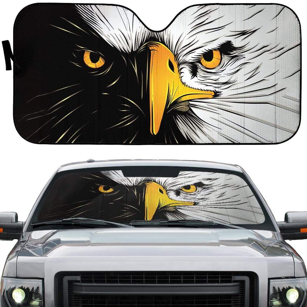 gearhumans 3D Eagle Custom Car Auto Sunshade GV14051 Auto Sunshade 