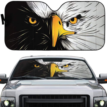 Gearhumans 3D Eagle Custom Car Auto Sunshade