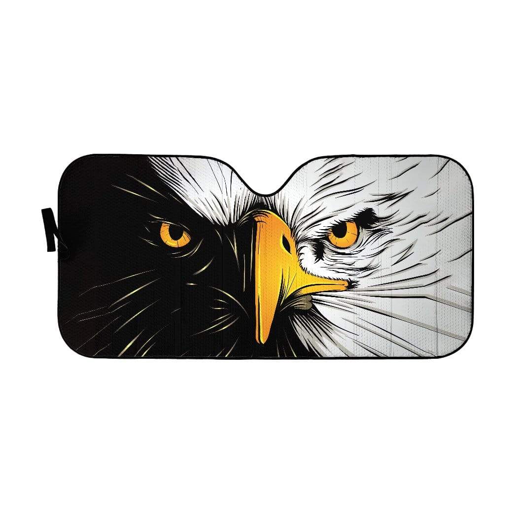 gearhumans 3D Eagle Custom Car Auto Sunshade GV14051 Auto Sunshade 57''x27.5'' 