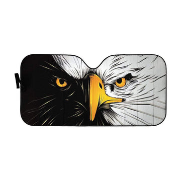 Gearhumans 3D Eagle Custom Car Auto Sunshade