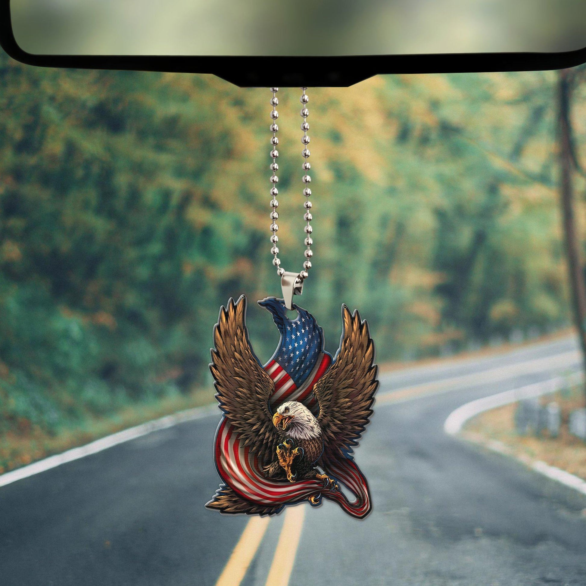 Gearhumans 3D Eagle Flying Custom Car Hanging GW2605212 Car Hanging 