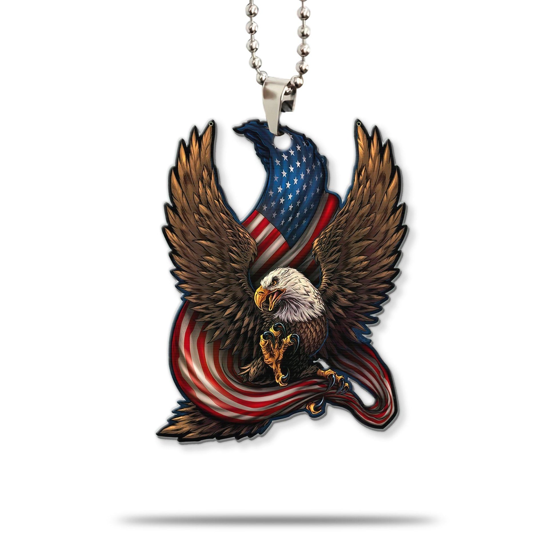 Gearhumans 3D Eagle Flying Custom Car Hanging GW2605212 Car Hanging Car Hanging/1 Pack 