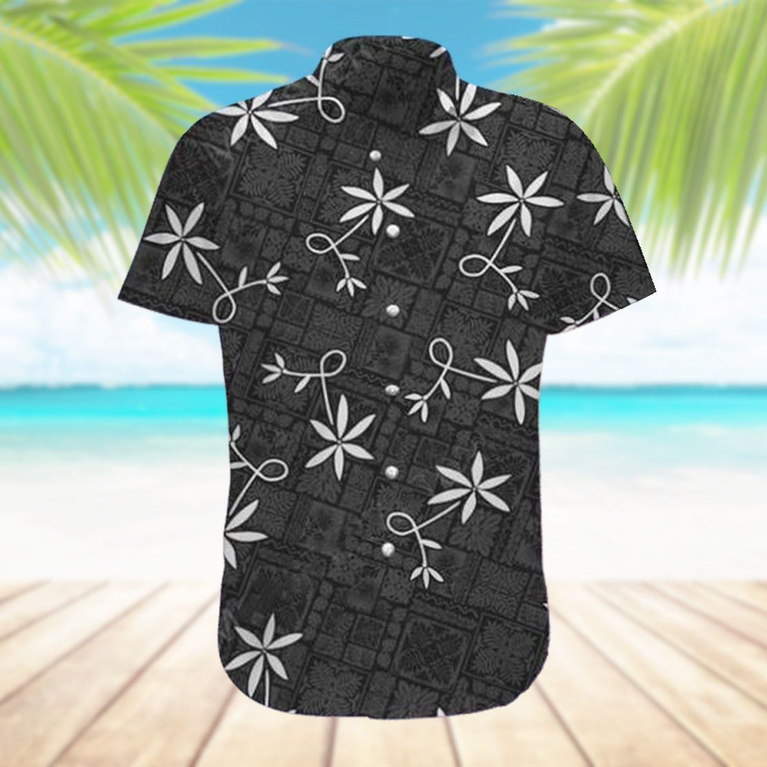 Gearhumans 3D ELV PRL Black Hawaii Shirt ZB290317 Hawai Shirt 