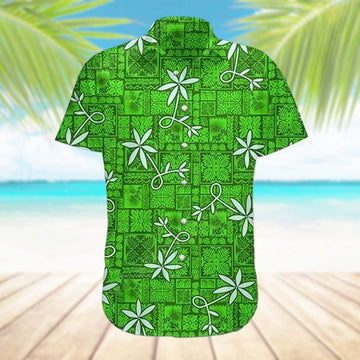 Gearhumans 3D ELV PRL Green Hawaii Shirt