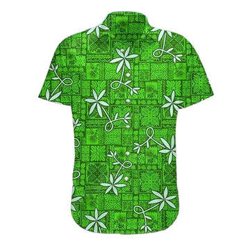 Gearhumans 3D ELV PRL Green Hawaii Shirt
